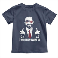 Zohran Mamdani Hope Toddler T Shirt Zoharan Mamdani USA Flag Funny Middle Finger - Wonder Print Shop