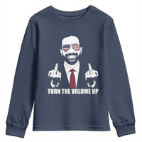 Zohran Mamdani Hope Youth Sweatshirt Zoharan Mamdani USA Flag Funny Middle Finger - Wonder Print Shop