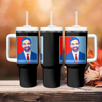 Zohran Madamni Tumbler With Handle for New York Mayor - Wonder Print Shop