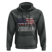 Zohran Mamdani Groovy Flowers Hoodie Retro Style - Wonder Print Shop