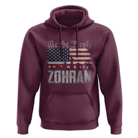Zohran Mamdani Groovy Flowers Hoodie Retro Style - Wonder Print Shop