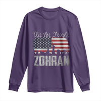 Zohran Mamdani Groovy Flowers Long Sleeve Shirt Retro Style - Wonder Print Shop