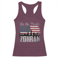 Zohran Mamdani Groovy Flowers Racerback Tank Top Retro Style TS02