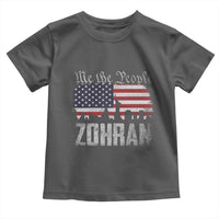 Zohran Mamdani Groovy Flowers Toddler T Shirt Retro Style - Wonder Print Shop