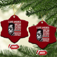 James Baldwin American Patriotic Ceramic Ornament I Love America More Than Any Country - Wonder Print Shop