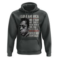 James Baldwin American Patriotic Hoodie I Love America More Than Any Country - Wonder Print Shop