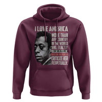 James Baldwin American Patriotic Hoodie I Love America More Than Any Country - Wonder Print Shop