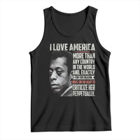 James Baldwin American Patriotic Tank Top I Love America More Than Any Country - Wonder Print Shop