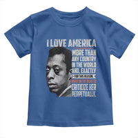 James Baldwin American Patriotic Toddler T Shirt I Love America More Than Any Country - Wonder Print Shop