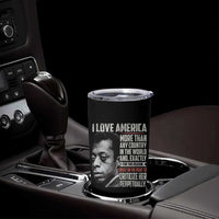 James Baldwin American Patriotic Tumbler Cup I Love America More Than Any Country - Wonder Print Shop