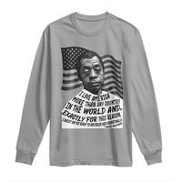 James Baldwin American Patriotic Long Sleeve Shirt I Love America More Than Any Country American Flag - Wonder Print Shop
