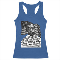 James Baldwin American Patriotic Racerback Tank Top I Love America More Than Any Country American Flag - Wonder Print Shop