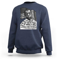 James Baldwin American Patriotic Sweatshirt I Love America More Than Any Country American Flag - Wonder Print Shop
