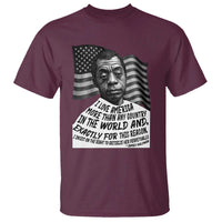 James Baldwin American Patriotic T Shirt I Love America More Than Any Country American Flag - Wonder Print Shop
