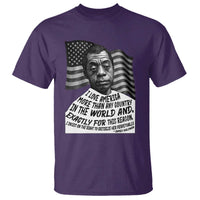 James Baldwin American Patriotic T Shirt I Love America More Than Any Country American Flag - Wonder Print Shop