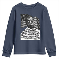 James Baldwin American Patriotic Youth Sweatshirt I Love America More Than Any Country American Flag - Wonder Print Shop