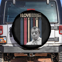 James Baldwin American Patriotic Spare Tire Cover I Love America More Than Any Country Retro - Wonder Print Shop