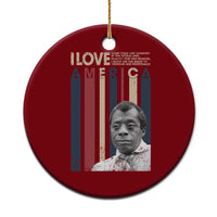 James Baldwin American Patriotic Ceramic Ornament I Love America More Than Any Country Retro - Wonder Print Shop