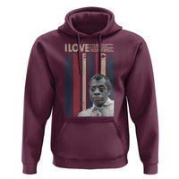 James Baldwin American Patriotic Hoodie I Love America More Than Any Country Retro - Wonder Print Shop