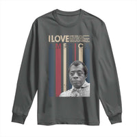 James Baldwin American Patriotic Long Sleeve Shirt I Love America More Than Any Country Retro - Wonder Print Shop
