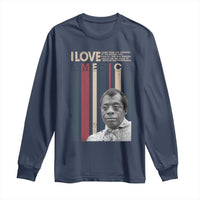 James Baldwin American Patriotic Long Sleeve Shirt I Love America More Than Any Country Retro - Wonder Print Shop