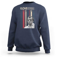 James Baldwin American Patriotic Sweatshirt I Love America More Than Any Country Retro - Wonder Print Shop