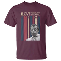 James Baldwin American Patriotic T Shirt I Love America More Than Any Country Retro - Wonder Print Shop