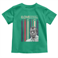 James Baldwin American Patriotic Toddler T Shirt I Love America More Than Any Country Retro - Wonder Print Shop