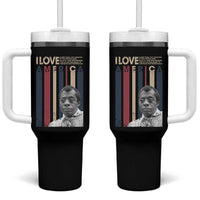 James Baldwin American Patriotic Tumbler With Handle I Love America More Than Any Country Retro - Wonder Print Shop