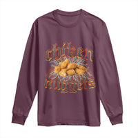 Chicken Nuggets Long Sleeve Shirt Heavy Metal World Tour Hardcore Music