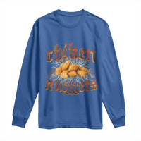 Chicken Nuggets Long Sleeve Shirt Heavy Metal World Tour Hardcore Music