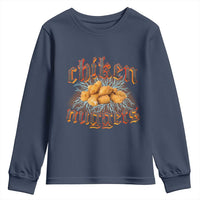 Chicken Nuggets Youth Sweatshirt Heavy Metal World Tour Hardcore Music