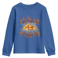Chicken Nuggets Youth Sweatshirt Heavy Metal World Tour Hardcore Music