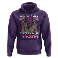 Funny Autism Raccoon Meme Hoodie Rizz Em With The Tism Autistic Raccoons