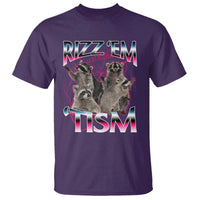 Funny Autism Raccoon Meme T Shirt Rizz Em With The Tism Autistic Raccoons - Wonder Print Shop