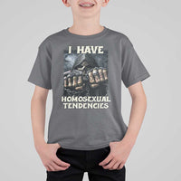 Skeleton Meme T Shirt For Kid I Have Homosexual Tendencies Funny Edgy Hard Cringe - Wonder Print Shop