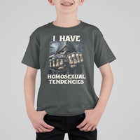 Skeleton Meme T Shirt For Kid I Have Homosexual Tendencies Funny Edgy Hard Cringe - Wonder Print Shop