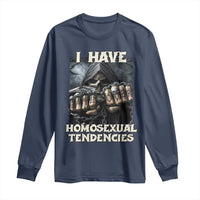 Skeleton Meme Long Sleeve Shirt I Have Homosexual Tendencies Funny Edgy Hard Cringe