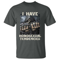 Skeleton Meme T Shirt I Have Homosexual Tendencies Funny Edgy Hard Cringe - Wonder Print Shop