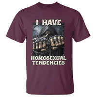 Skeleton Meme T Shirt I Have Homosexual Tendencies Funny Edgy Hard Cringe - Wonder Print Shop
