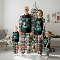 Funny Alpha Wolf Meme Plaid Pajama Set If They Talk Behind Your Back Fart Humorous Cringe - Wonder Print Shop