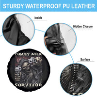 Skeleton Meme Spare Tire Cover Tummy Ache Survivor Funny Cool Edgy Hard Cringe TS02