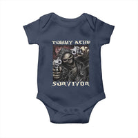Skeleton Meme Baby Onesie Tummy Ache Survivor Funny Cool Edgy Hard Cringe TS02