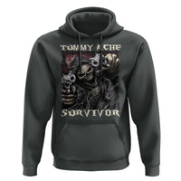 Skeleton Meme Hoodie Tummy Ache Survivor Funny Cool Edgy Hard Cringe TS02