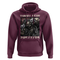 Skeleton Meme Hoodie Tummy Ache Survivor Funny Cool Edgy Hard Cringe TS02