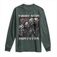 Skeleton Meme Long Sleeve Shirt Tummy Ache Survivor Funny Cool Edgy Hard Cringe TS02