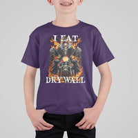 Funny Cringe Hard Skeleton Meme T Shirt For Kid I Eat Drywall - Wonder Print Shop