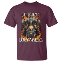 Funny Cringe Hard Skeleton Meme T Shirt I Eat Drywall - Wonder Print Shop
