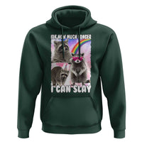 Funny Raccoon Meme Hoodie Idk How Much Longer I Can Slay