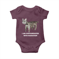 Funny Cat Meme Baby Onesie I Am Contaminated With Radiation Humorous Oddly Specific